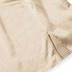 🆕Satin Side Zip Gold Mini Skirt Size XS Photo 2