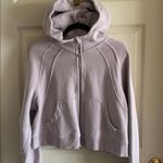 Lululemon Womens Scuba Full Zip Sweatshirt Hoodie in Faint Lavender Size M/L Photo 10