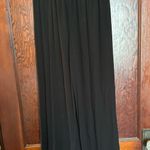 Angie  Split Leg Black Pants  Photo 3