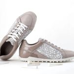 Duca Del Cosma Italian Gold Evolution Caldes Floral Women's Golf Shoes Size 6 Photo 0