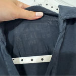 Frank & Eileen Lauren Polo Dress BLACK Heritage Jersey Small Photo 2