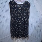 Banana Republic  Floral Rayon Button Front Sleeveless Midi Dress Size M Photo 6