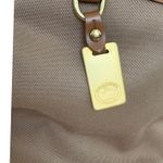 Dooney & Bourke Vintage  Weekender Bag Leather Canvas Tan Preppy Made In USA NEW Photo 3