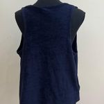 A New Day Navy Towel Material Tank Photo 3