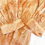 Jen's Pirate Booty Jen’s Pirate Booty Ashbury Swirl Maiden Robe Eyelet Apricot Dress Kimono Duster Photo 11