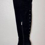 Adrienne Vittadini  Nilson Over The Knee Stud Zipper Tie Suede Boots Size 7 Photo 2