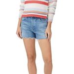 Joie  Diza Crochet Sweater Women's XS Ivory Red Striped Long Sleeve Pullover RTR Photo 0