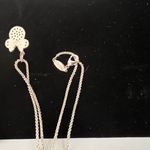 Elegant Silver Necklace with Rose Gold Accents Photo 7