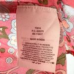 Boden Red Smocked Cuff Printed Split Neck Top Radish Oriental Paradise T0914 12 Photo 8