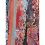 Chico's  Travelers Shirt Jacket Womens XL‎ 3 Light Papaya Coral Printed Mesh Photo 7