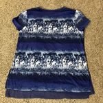 Simply Vera Top Womens L Used Blue Photo 4