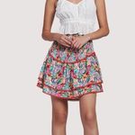 Lost + Wander - Floral Tiered Mini Skirt medium -New!!! Photo 3