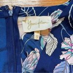 Yumi Kim blue floral print romper size small Photo 2