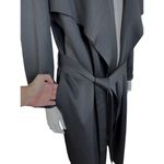 Girl With Curves Draped Scrba Jacket Black Small NWT Belted Cardigan Pockets Photo 6