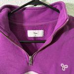 Aritzia TNA Top Pullover Sweater 1/4 Zip Size Small Gray Photo 1