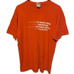Gildan Vintage Dunkin Donuts Orange Graphic T-Shirt Photo 2