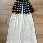 Derek Lam NWT  10Crosby Black White Checkered Silk Sleeveless Dress Size 4 Photo 4