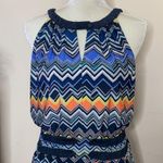 bcbg maxazria • chevron geometric print dress Photo 5