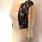 Bar III   Patchwork Lace Sheath Dress Sz M Romantic Whimsigoth Colorblock Boho Photo 2