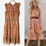 Good Hart by Matilda Jane‎ 100% Cotton Addison Dress medium Orange Photo 1