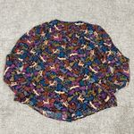 Anthropologie  25 of 52 Conversations Top Womens 8 Oh Deer Woodland Blouse Shirt Photo 6