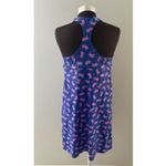Southwind Apparel Sundress Size L Blue Pink Crabs Halter Swim Halter Beach Vaca Size L Photo 3