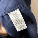 Equipment  Knox Corset Front Linen Lace Up Dress Womens Size Small Navy Blue Photo 3