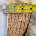 ZARA EUC  Metallic Silver Espadrille Wedge
Sandals Women's Sz 7 Sold Out! Photo 3