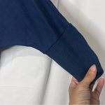 Wet Seal asymmetrical quarter sleeve sweater medium dark blue Photo 6