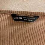 Forever 21 Shein Women’s Juniors Crop Top L Bust 36” Beige Rouched Front Long Sleeve Photo 1