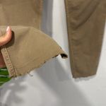 Nili Lotan cotton cropped pants with raw hem Tan Size 6 Photo 5