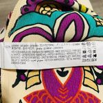 ZARA  Multicolored V-Neck Tunic Short Sleeves Midi Summer Beach Dress Size XL Photo 11