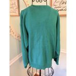 Gap Vintage  Green Cardigan L Button Up Thick Chunky Preppy Yacht Yuppie knit Photo 1