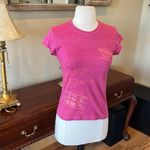 Hard Rock Cafe  Babydoll Pink T-Shirt Photo 3