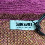 Daydreamer NWT Fuchsia Sunset Argyle Button V Neck Long Sleeve Cardigan XL New Photo 4
