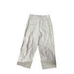 Wilfred The Effortless Pant Cropped High Rise Wide Leg Beige Linen Blend Size 6 Photo 1