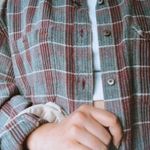 Faded Glory 100% COTTON FLANNEL SHIRT BUTTON UP Photo 1