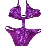 SKIMS BNWT! Metallic Halter Monokini in Dragon Fruit Size XL ( SOLD OUT) Photo 5