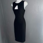 Calvin Klein  New w $119 Tags Black Pencil Keyhole Formal Party Dress Medium 8 Photo 4