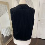 Early 2000's Black Open Front Witchy Whimsygoth Velvet Vest Top L / 12 Size L Photo 4