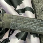 ZARA  The Dita Satin Lavender Black Long Sleeve Ruched Mini Dress Size Large NWT Photo 7