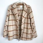 Joie  Neutral Tan Plaid Jacket Photo 4