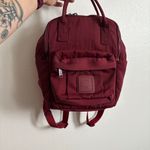 Hot Style Mini Bestie Backpack in Dark Red Diaper Bag Purse Carry On Photo 8