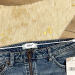 Free People Zip It Up Denim Mini Skirt Photo 4