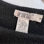 Vintage de rotchild angora silk sequin sweater Black Size M Photo 7