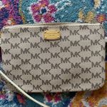 Michael Kors Belt Bag Tan Brown 44” EUC gold Photo 1