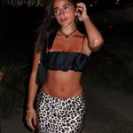 ZARA  skirt midi satin leopard cheetah animal print flows fitted casual summer  Photo 1