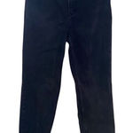 Abercrombie & Fitch The 90s straight ultra high rise 29”/8 black wash raw hem le Photo 0