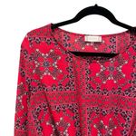 Altar'd State Altar’d State Mackenzie Boho Bandana Tie Front Bell Sleeve Blouse Size Medium Photo 3