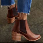 Anthropologie Nisolo Brown Leather Ankle Chelsea Heel Boot Size 8 NWOT Photo 1
